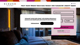 What Klauskhotel.com website looked like in 2023 (This year)