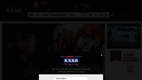 What Kxrb.com website looked like in 2023 (This year)