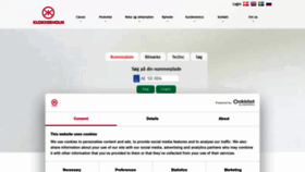 What Klokkerholm.com website looked like in 2023 (This year)