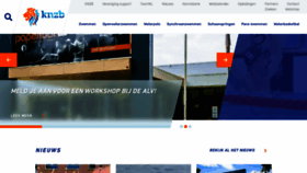 What Knzb.nl website looked like in 2023 (This year)