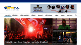 What Kenttv.net website looked like in 2023 (This year)