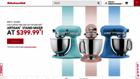 What Kitchenaid.ca website looked like in 2023 (This year)