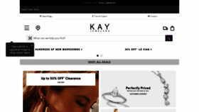 What Kay.com website looked like in 2023 (This year)