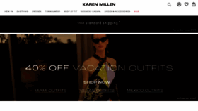 What Karenmillen.com website looked like in 2023 (This year)
