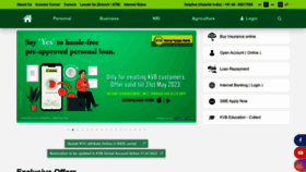 What Kvb.co.in website looked like in 2023 (2 years ago)