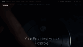 What Kohler.com website looked like in 2023 (This year)