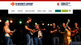 What Krannertcenter.com website looked like in 2023 (This year)