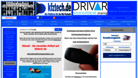 What Kfztech.de website looked like in 2023 (This year)