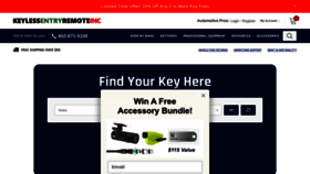 What Keylessentryremotefob.com website looked like in 2023 (This year)