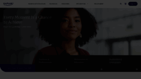 What Kaplan.edu website looked like in 2023 (This year)