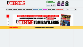 What Karadenizgazete.com.tr website looked like in 2023 (This year)