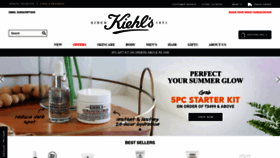 What Kiehls.in website looked like in 2023 (This year)