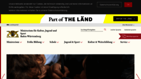 What Kultusportal-bw.de website looked like in 2023 (This year)