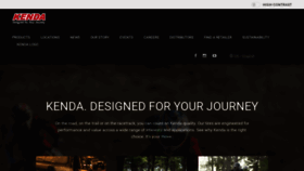 What Kendausa.com website looked like in 2023 (This year)