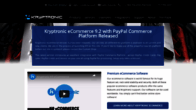What Kryptronic.com website looked like in 2023 (This year)