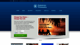 What Kabalarians.com website looked like in 2023 (This year)