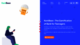What Kentbean.com website looked like in 2023 (This year)