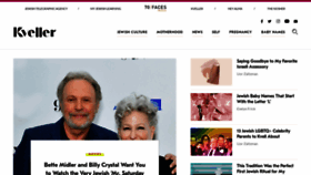 What Kveller.com website looked like in 2023 (2 years ago)