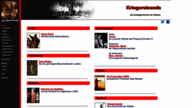 What Kriegsreisende.de website looked like in 2023 (This year)