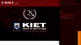 What Kiet.edu website looked like in 2023 (3 years ago)