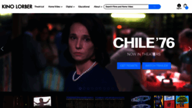 What Kinolorber.com website looked like in 2023 (This year)