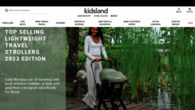 What Kidslandusa.com website looked like in 2023 (This year)