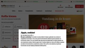 What Koffievoordeel.nl website looked like in 2023 (This year)