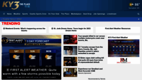 What Ky3.com website looked like in 2023 (This year)