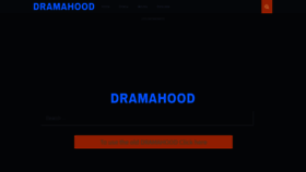 What Kdramahood.com website looked like in 2023 (This year)