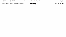 What Koovs.com website looked like in 2023 (This year)