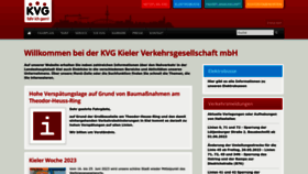 What Kvg-kiel.de website looked like in 2023 (This year)