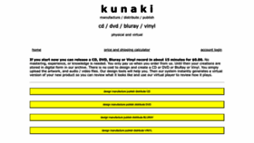 What Kunaki.com website looked like in 2023 (This year)