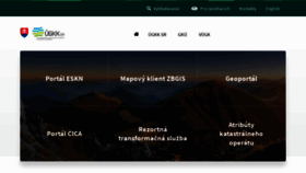 What Katasterportal.sk website looked like in 2023 (This year)