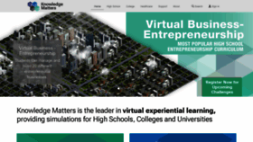 What Knowledgematters.com website looked like in 2023 (2 years ago)