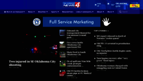 What Kfor.com website looked like in 2023 (This year)
