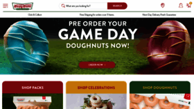 What Krispykreme.com.au website looked like in 2023 (This year)