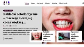 What Kdc.pl website looked like in 2023 (This year)