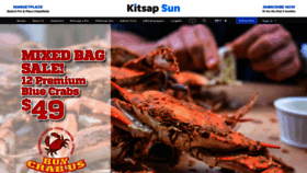 What Kitsapsun.com website looked like in 2023 (This year)