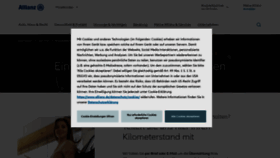 What Kilometerstandsmeldung.allianz.de website looked like in 2023 (This year)