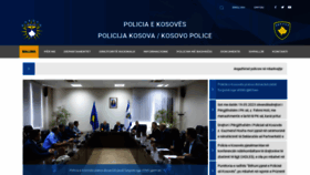 What Kosovopolice.com website looked like in 2023 (This year)