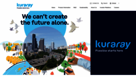 What Kuraray.com website looked like in 2023 (This year)