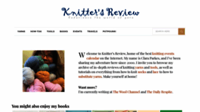 What Knittersreview.com website looked like in 2023 (This year)