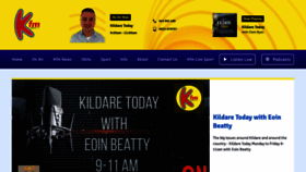 What Kfmradio.com website looked like in 2023 (This year)