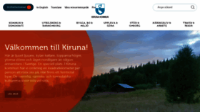 What Kiruna.se website looked like in 2023 (This year)