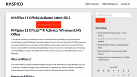 What Kmspico10.org website looked like in 2023 (2 years ago)