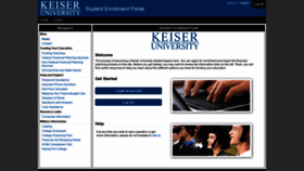What Keiseruniversity.org website looked like in 2023 (This year)