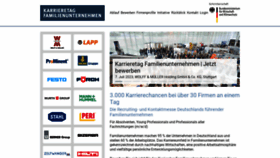 What Karrieretag-familienunternehmen.de website looked like in 2023 (This year)