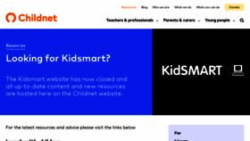 What Kidsmart.org.uk website looked like in 2023 (This year)
