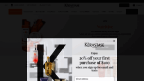 What Kerastase-usa.com website looked like in 2023 (This year)