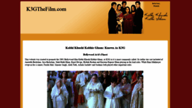 What K3gthefilm.com website looked like in 2023 (This year)
